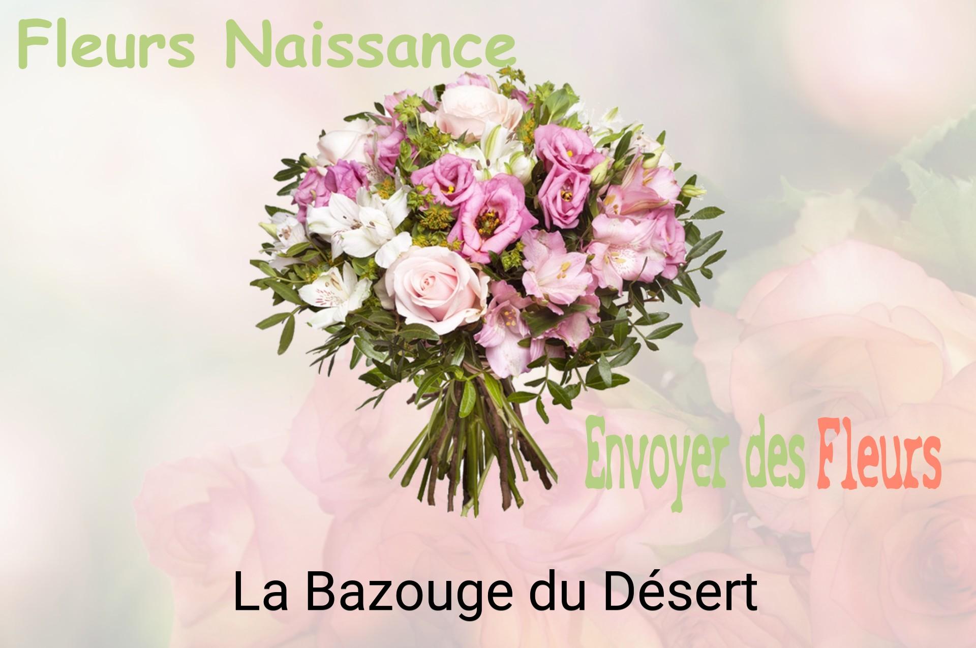 Bouquet de fleurs de naissance livré à La Bazouge-du-Désert