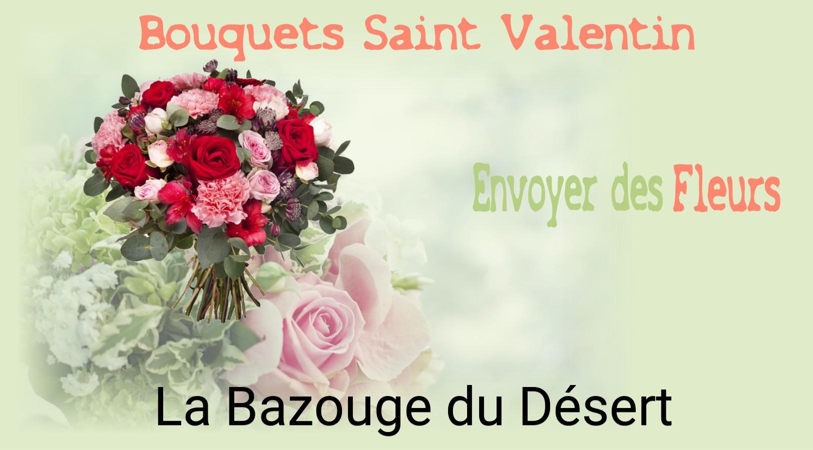 Roses de Saint-Valentin livrées à La Bazouge-du-Désert